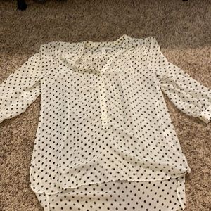Lauren Conrad sheer blouse